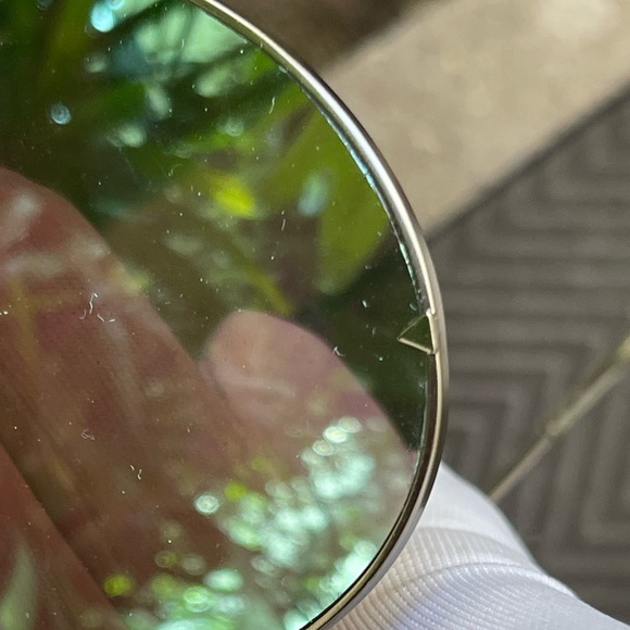 Quay Australia Mirrored Teal Aviator Sunglasses - Picture 6 of 7